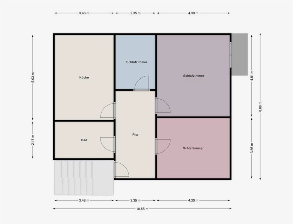 wohnung3 Wohnbereich 3. Obergeschoss
